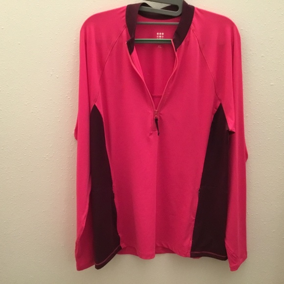 Title Nine Top Pink Sz XL - Picture 1 of 6